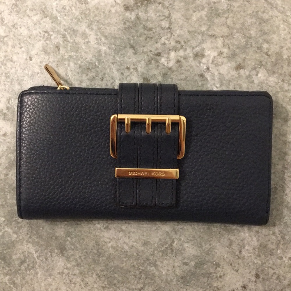 BLUE MICHAEL KORS WALLET